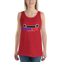Load image into Gallery viewer, Subie-Eyes - BugEye US Flag Tank Top