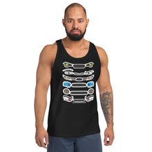 Load image into Gallery viewer, Subie-Eyes - Front Ends Headlights Tank Top
