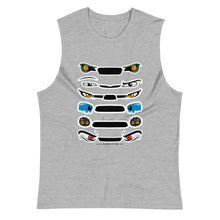 Load image into Gallery viewer, Subie-Eyes - Front Ends Headlights Muscle Shirt
