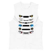 Load image into Gallery viewer, Subie-Eyes - Front Ends Headlights Muscle Shirt

