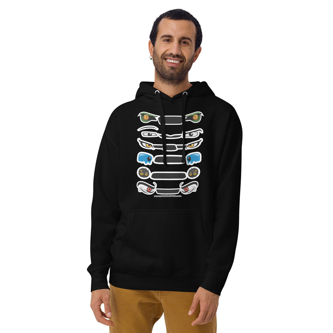 Subie-Eyes - Front Ends Headlight Hoodie